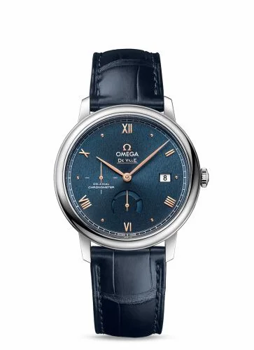 Omega De Ville Prestige Co-Axial 39.5 Power Reserve Stainless Steel / Blue Sunburst 424.13.40.21.03.003 (42413402103003)